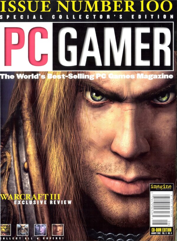PC Gamer   100 (2002 08) cover